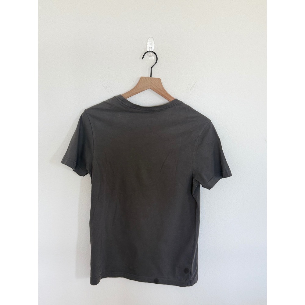Hurley Mens Graphic T-Shirt Charcoal Gray Blue Logo Short Sleeve Small - Picture 4 of 4